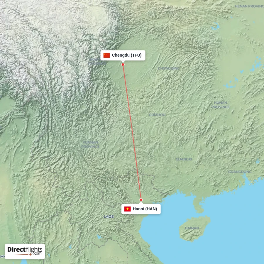 TFU - HAN route map