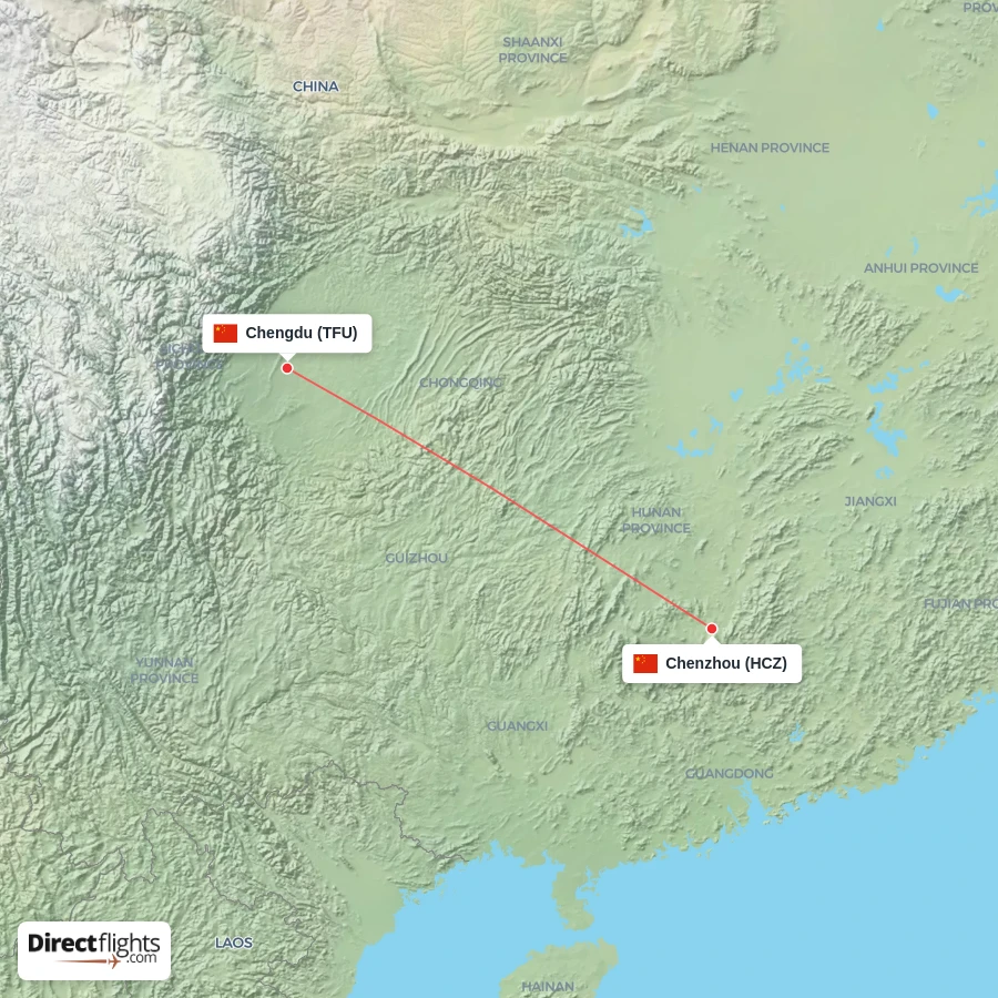 TFU - HCZ route map