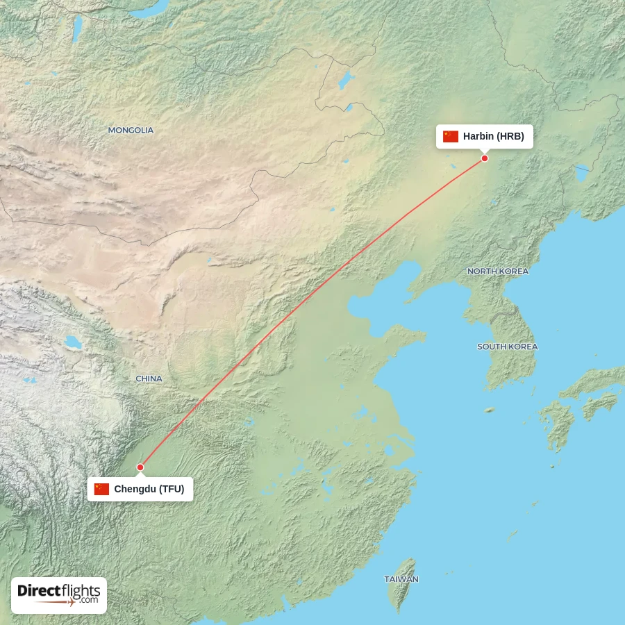 TFU - HRB route map
