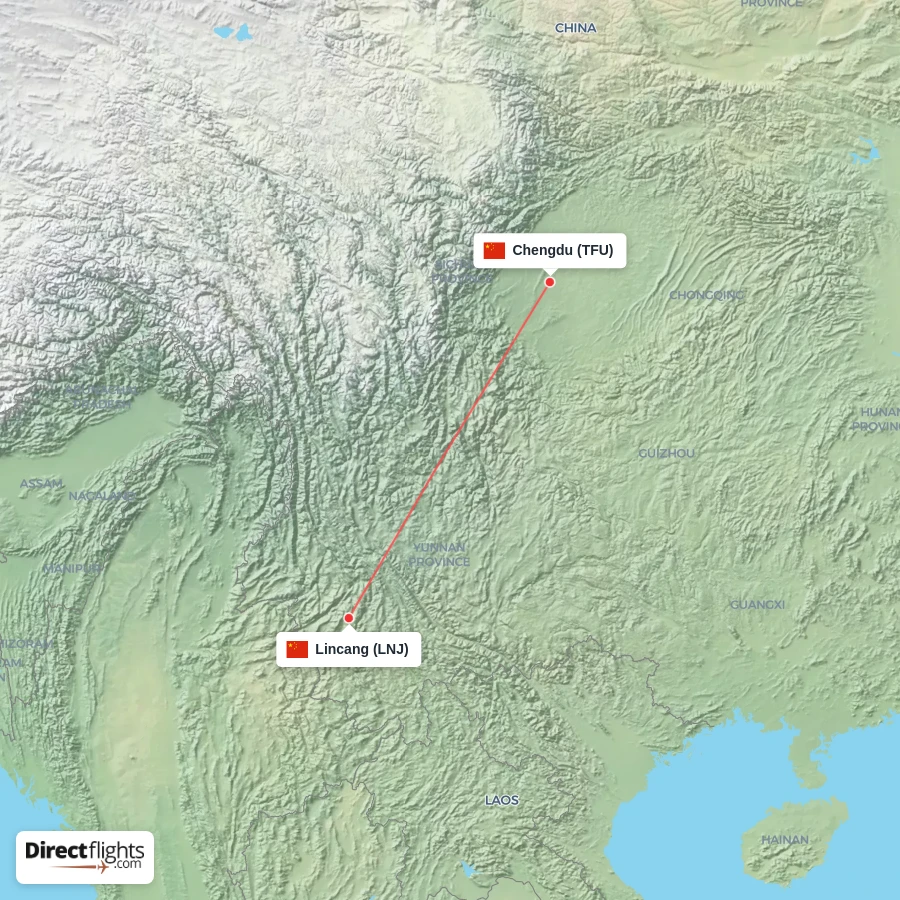TFU - LNJ route map