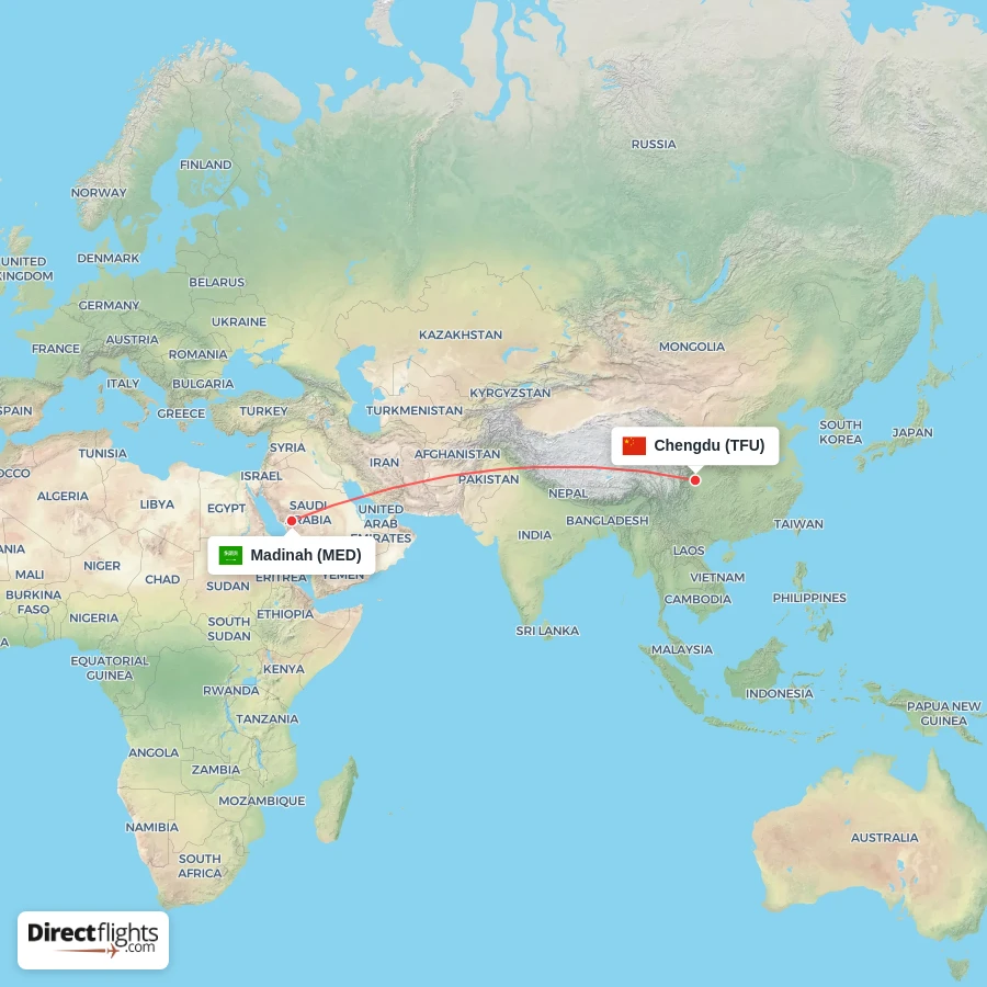 TFU - MED route map