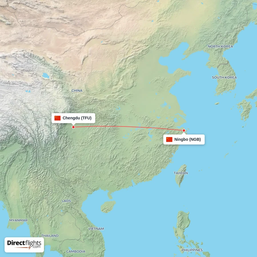 TFU - NGB route map
