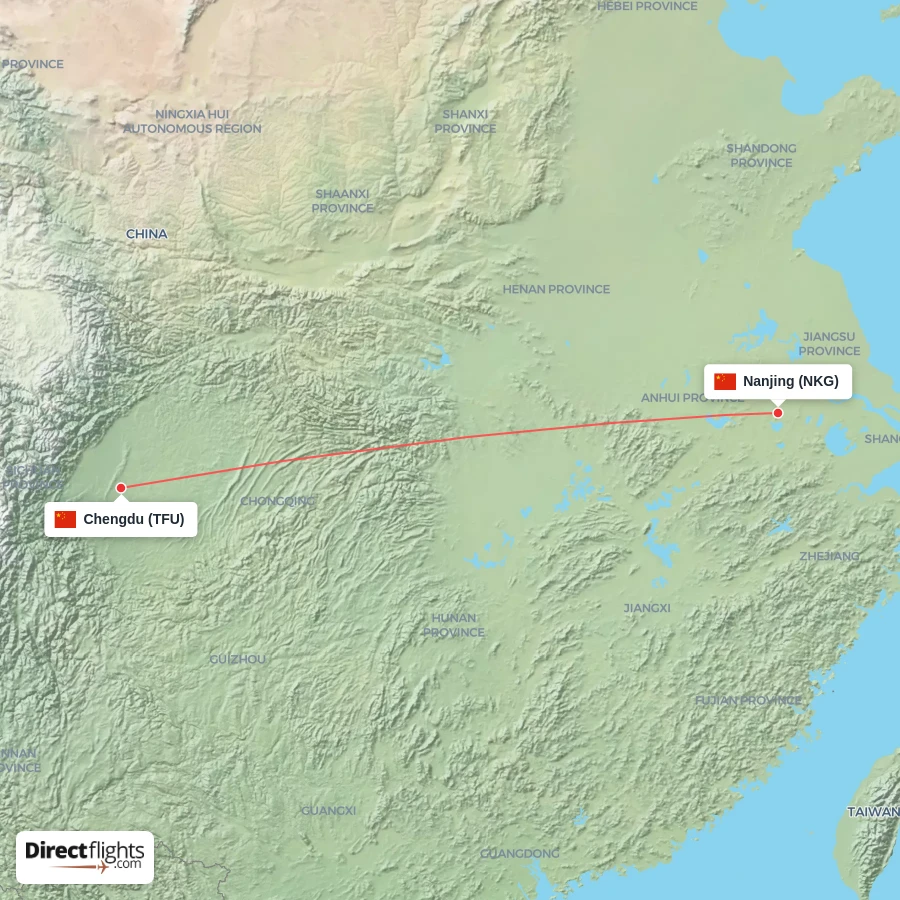 TFU - NKG route map