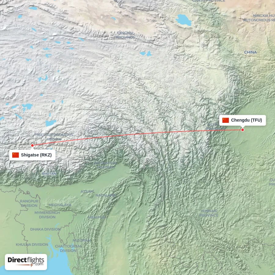 TFU - RKZ route map