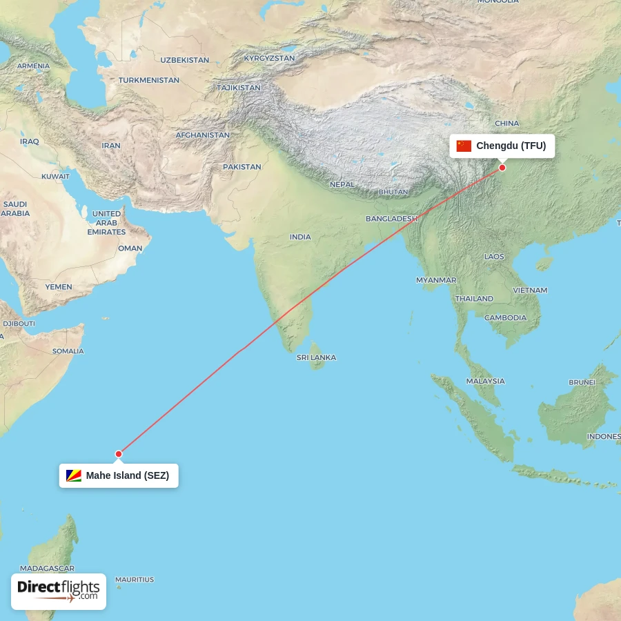 TFU - SEZ route map