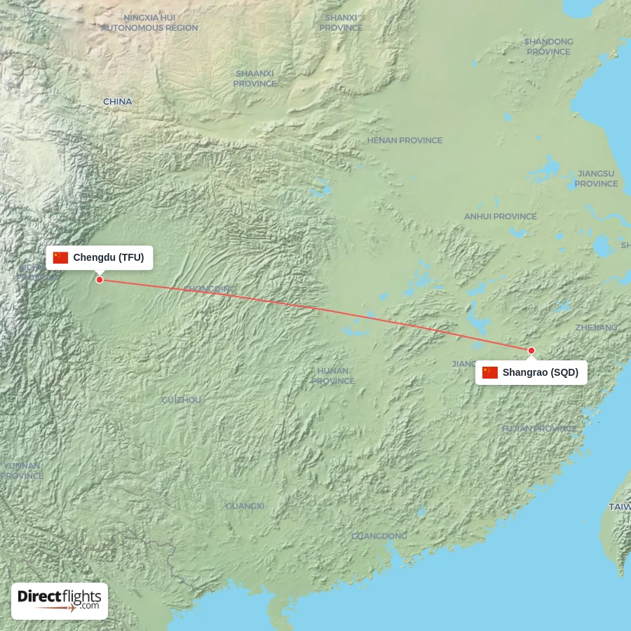TFU - SQD route map