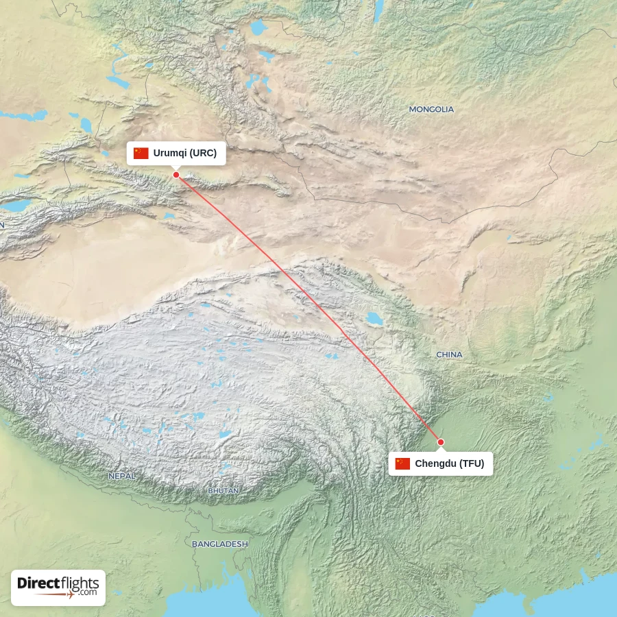 TFU - URC route map