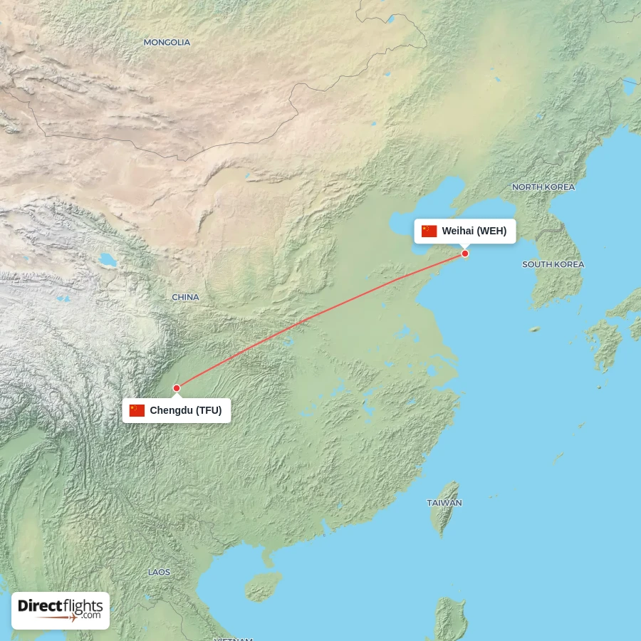 TFU - WEH route map