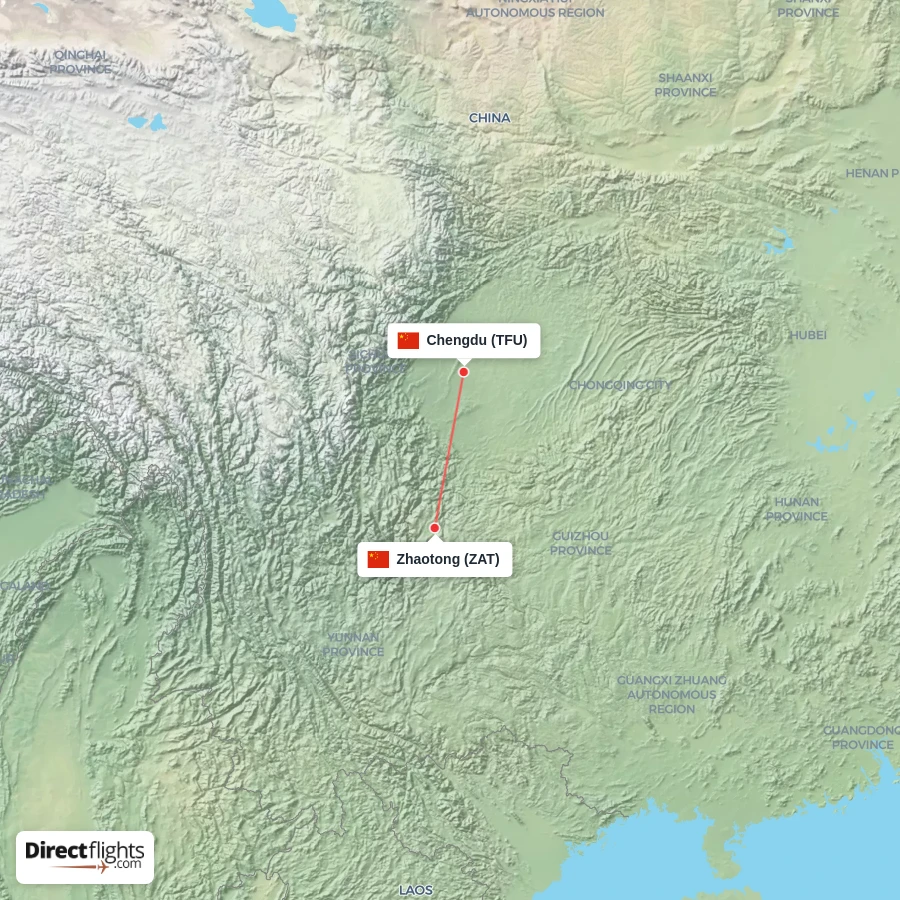 TFU - ZAT route map