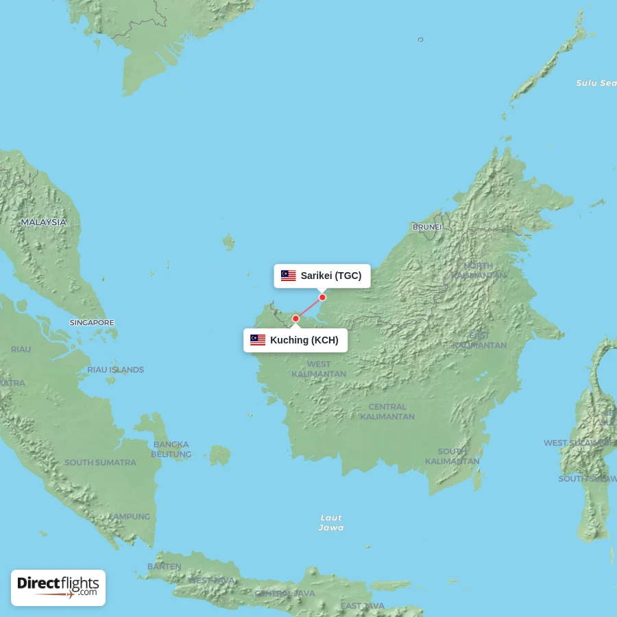 TGC - KCH route map