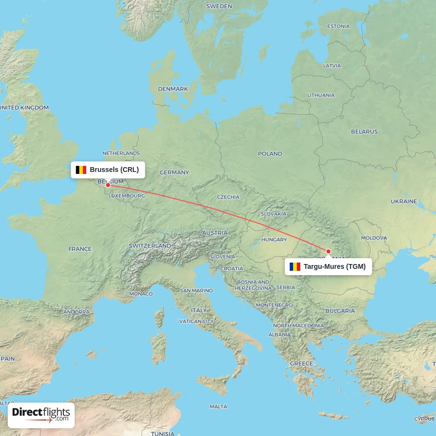 TGM - CRL route map