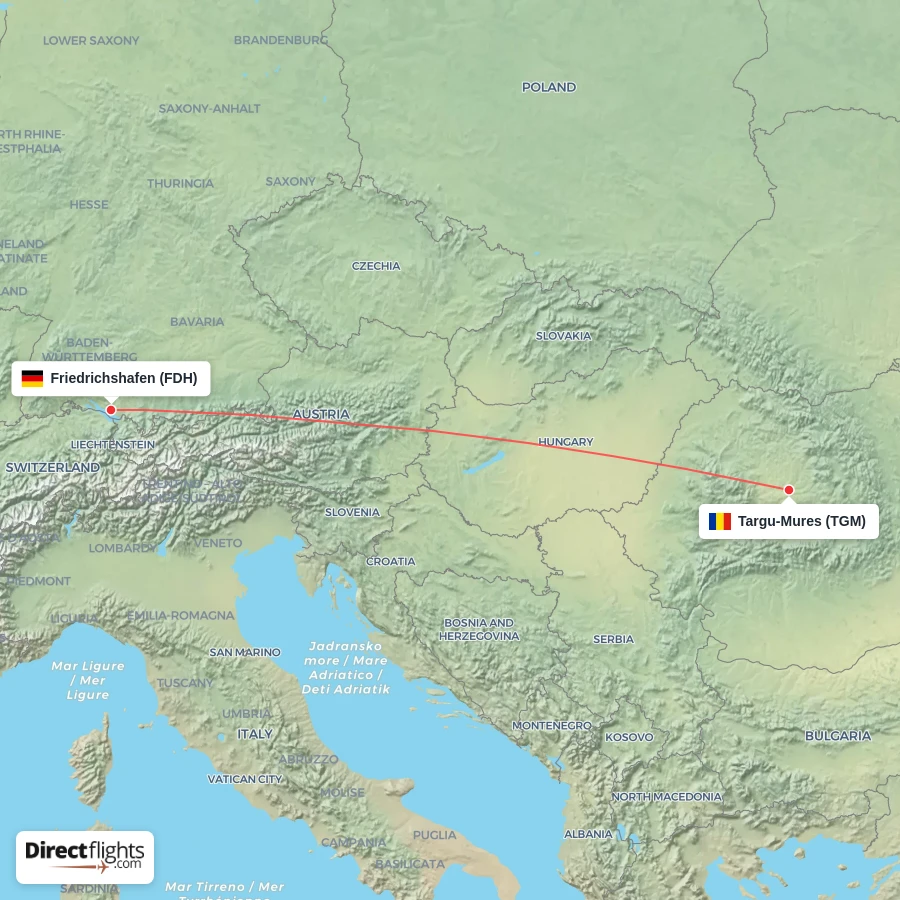 TGM - FDH route map