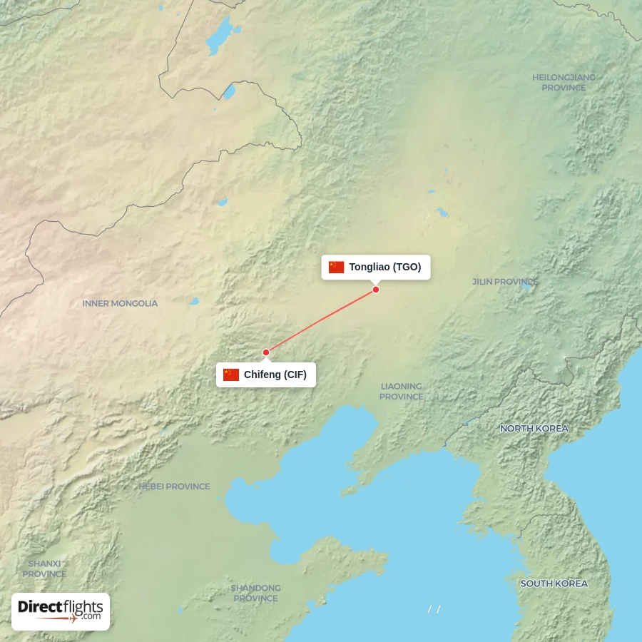 TGO - CIF route map