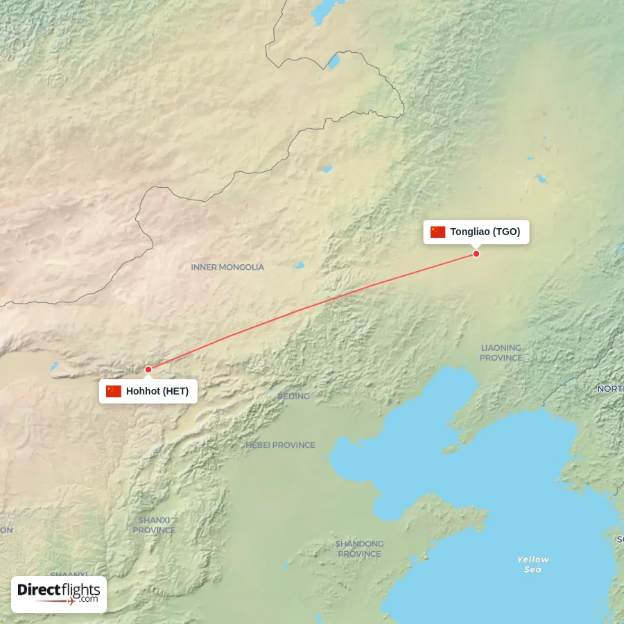 TGO - HET route map