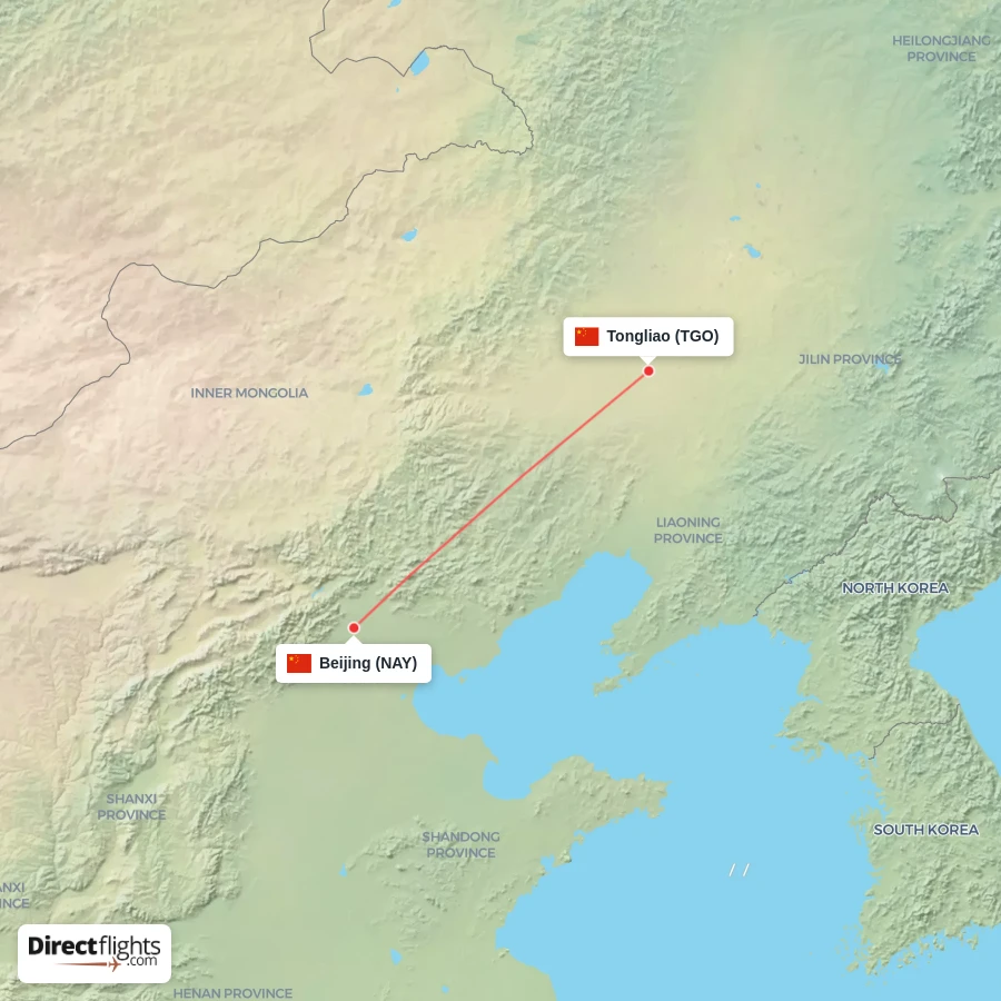 TGO - NAY route map