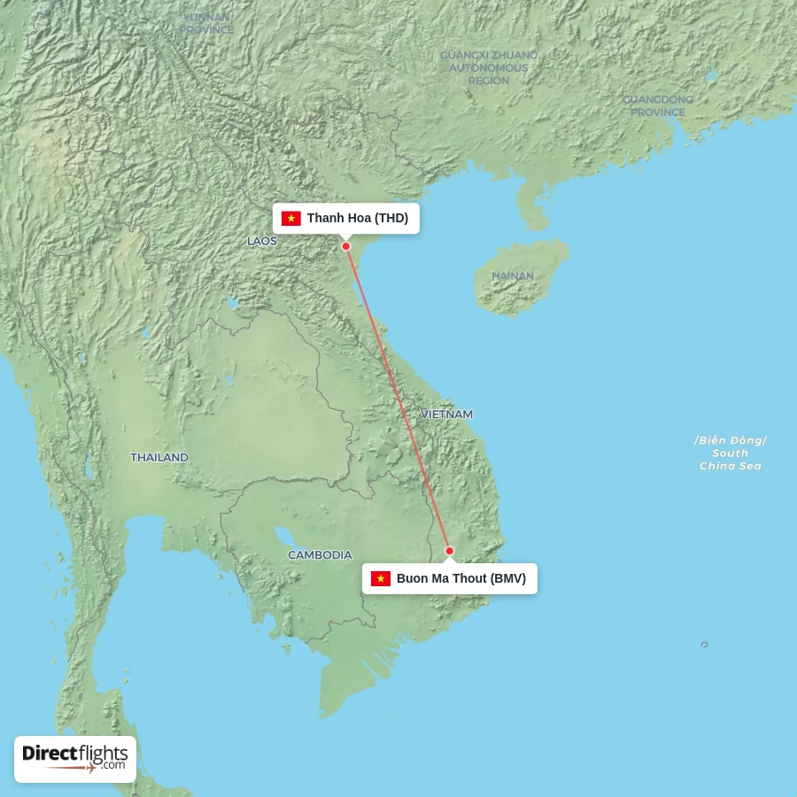 THD - BMV route map