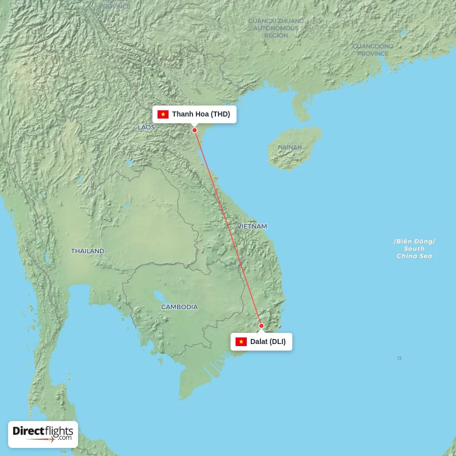 THD - DLI route map