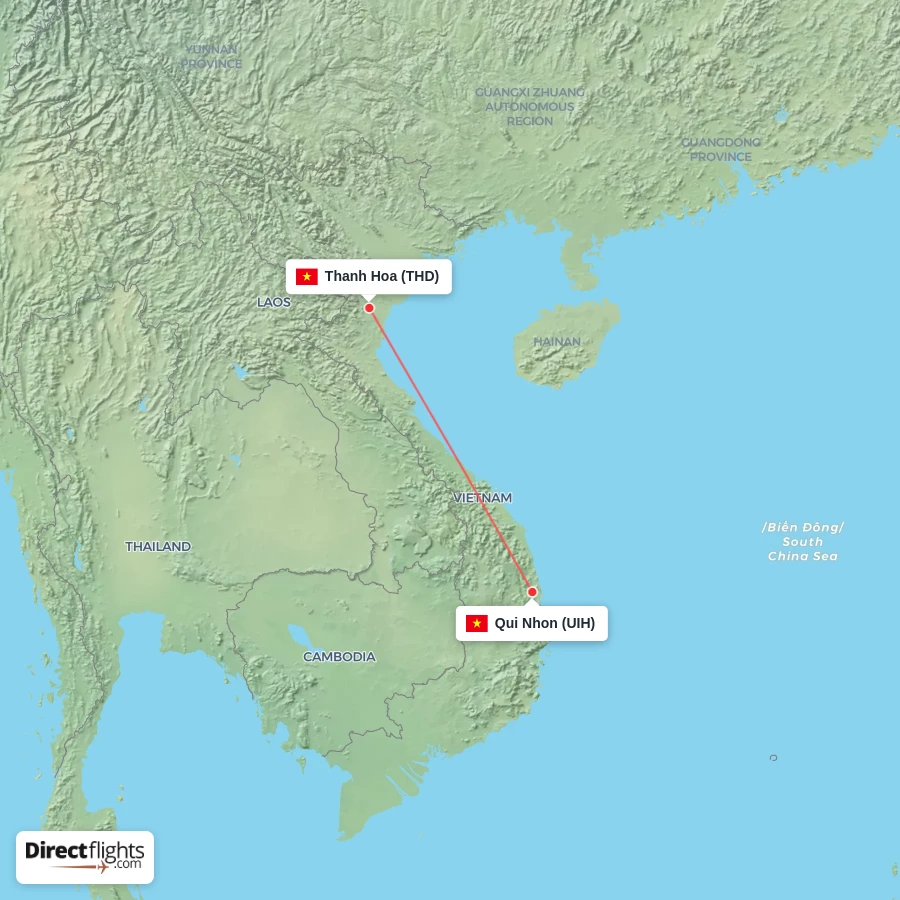 THD - UIH route map