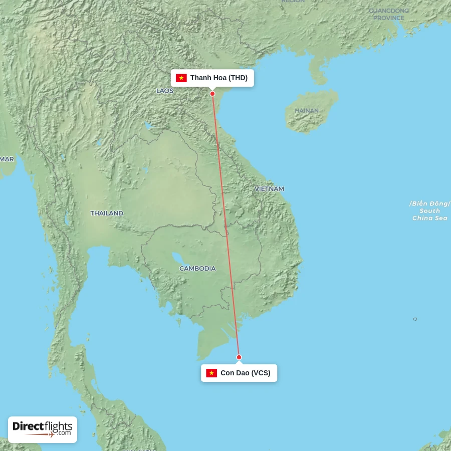 THD - VCS route map