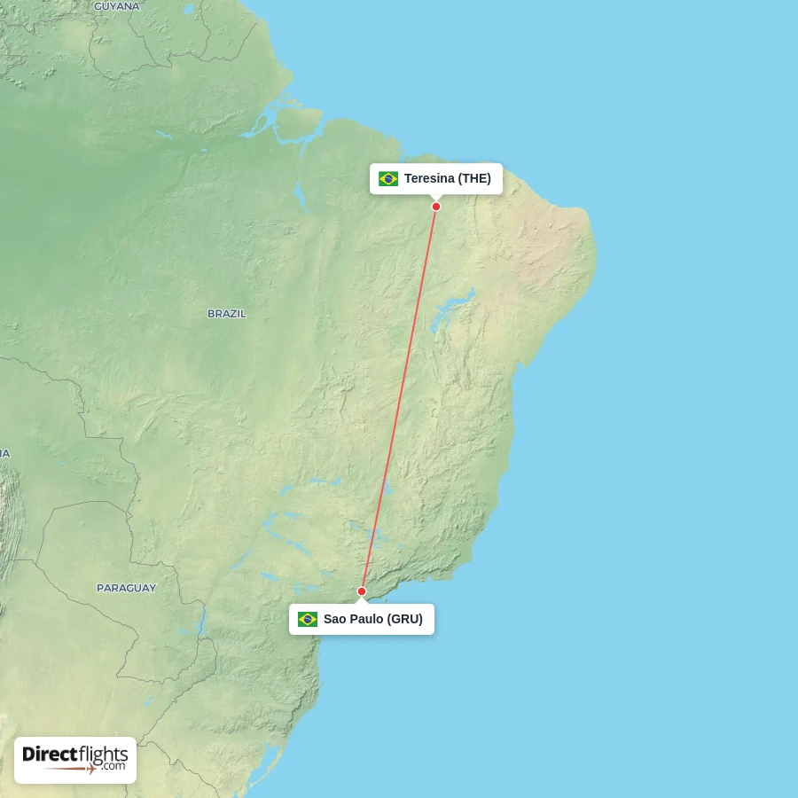 THE - GRU route map