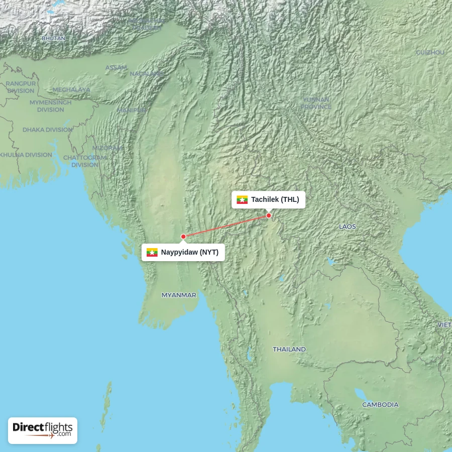 THL - NYT route map