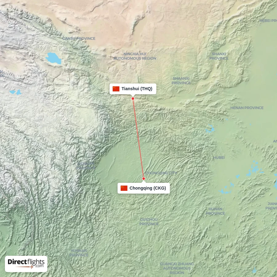 THQ - CKG route map