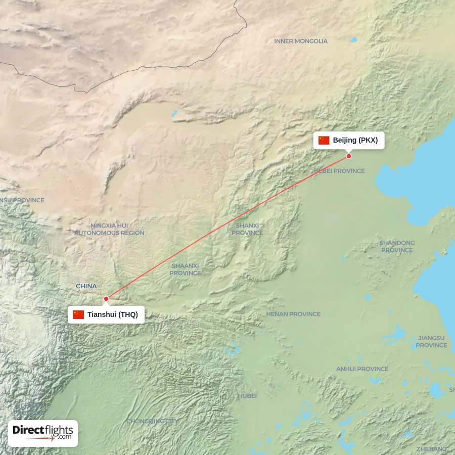 THQ - PKX route map