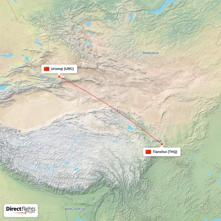 THQ - URC route map