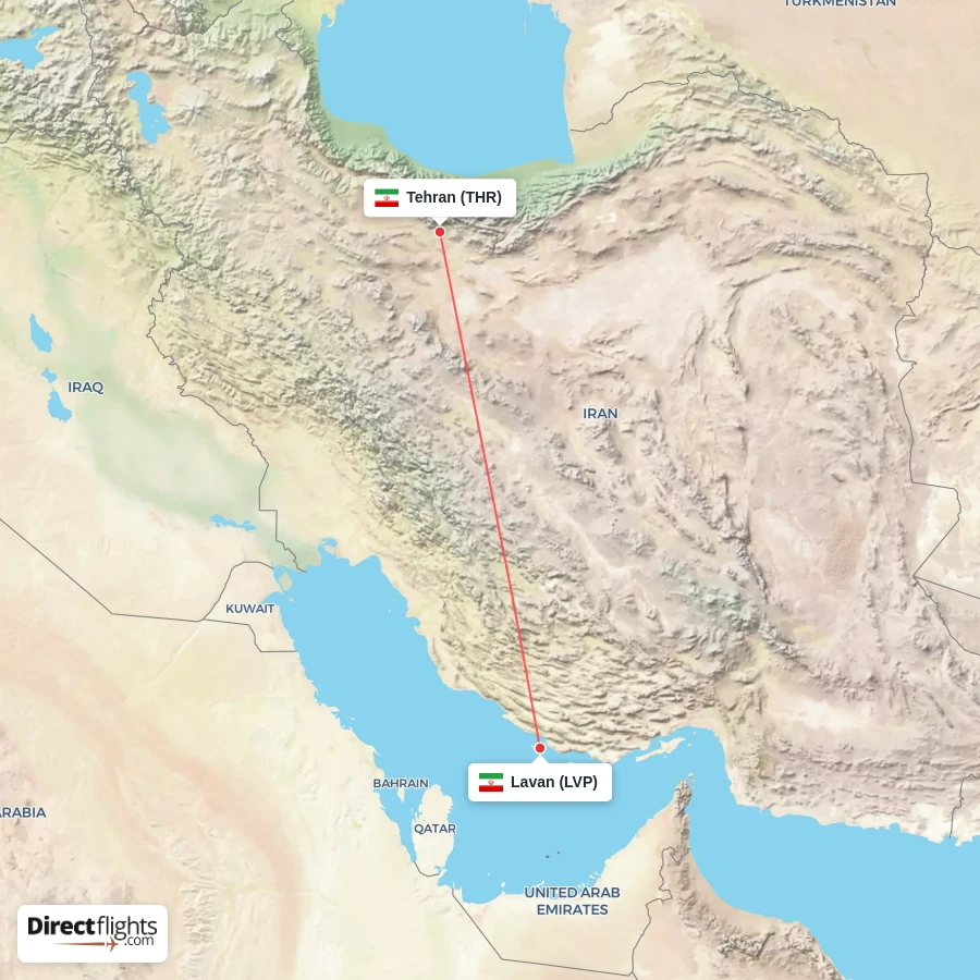 THR - LVP route map