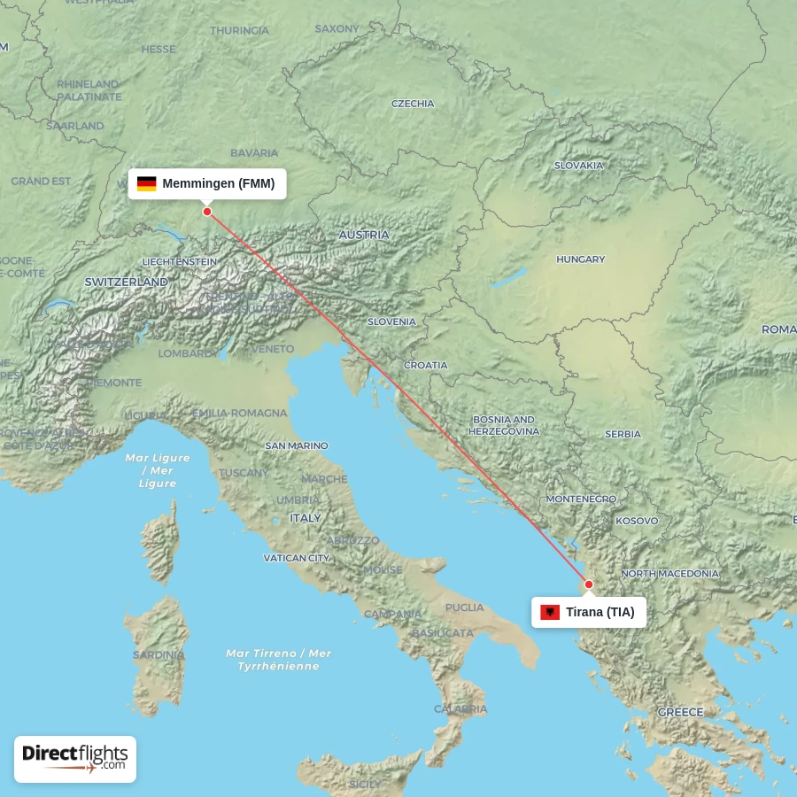 TIA - FMM route map