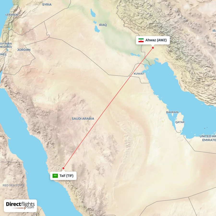 TIF - AWZ route map