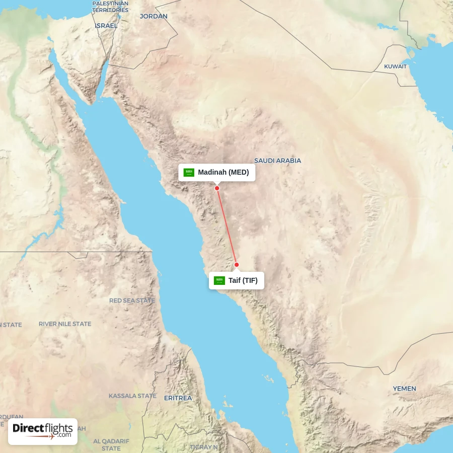 TIF - MED route map
