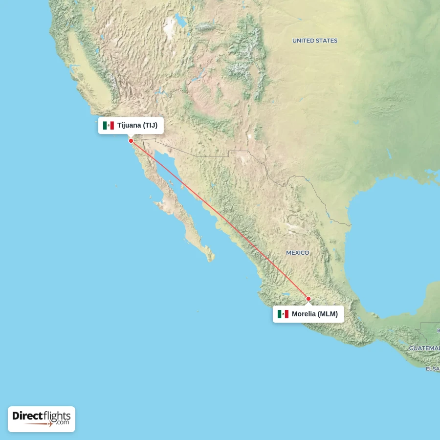 TIJ - MLM route map