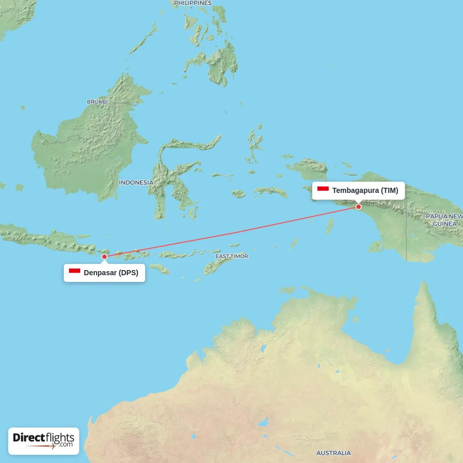 TIM - DPS route map