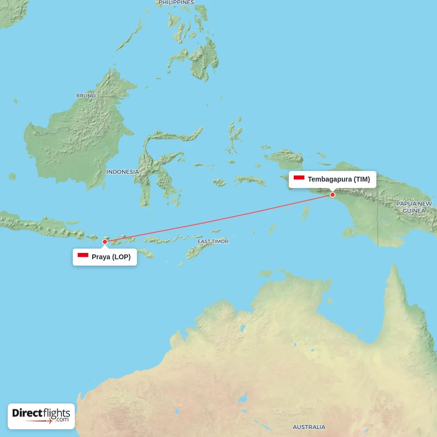 TIM - LOP route map