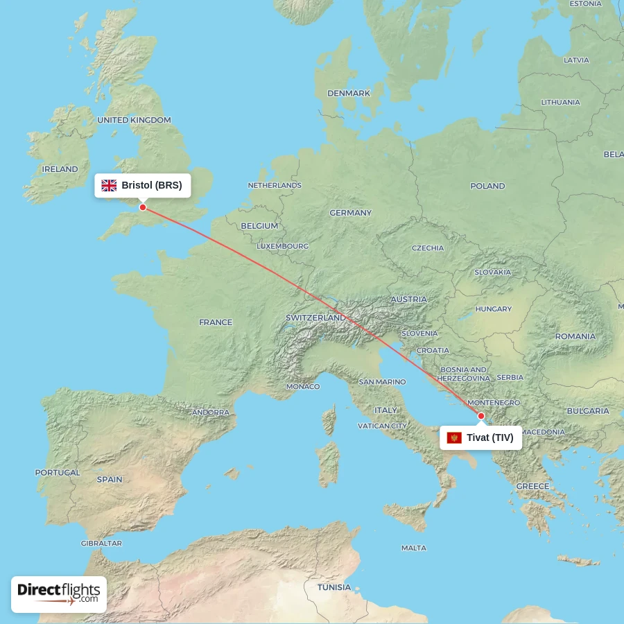 TIV - BRS route map