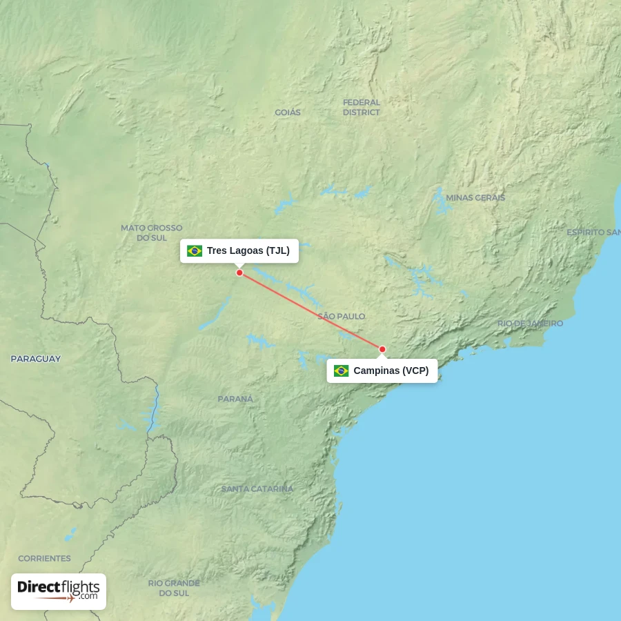 TJL - VCP route map