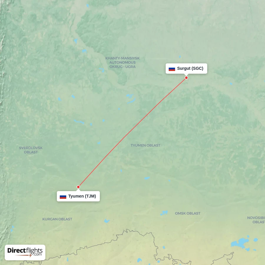 TJM - SGC route map