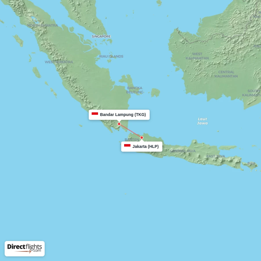 TKG - HLP route map