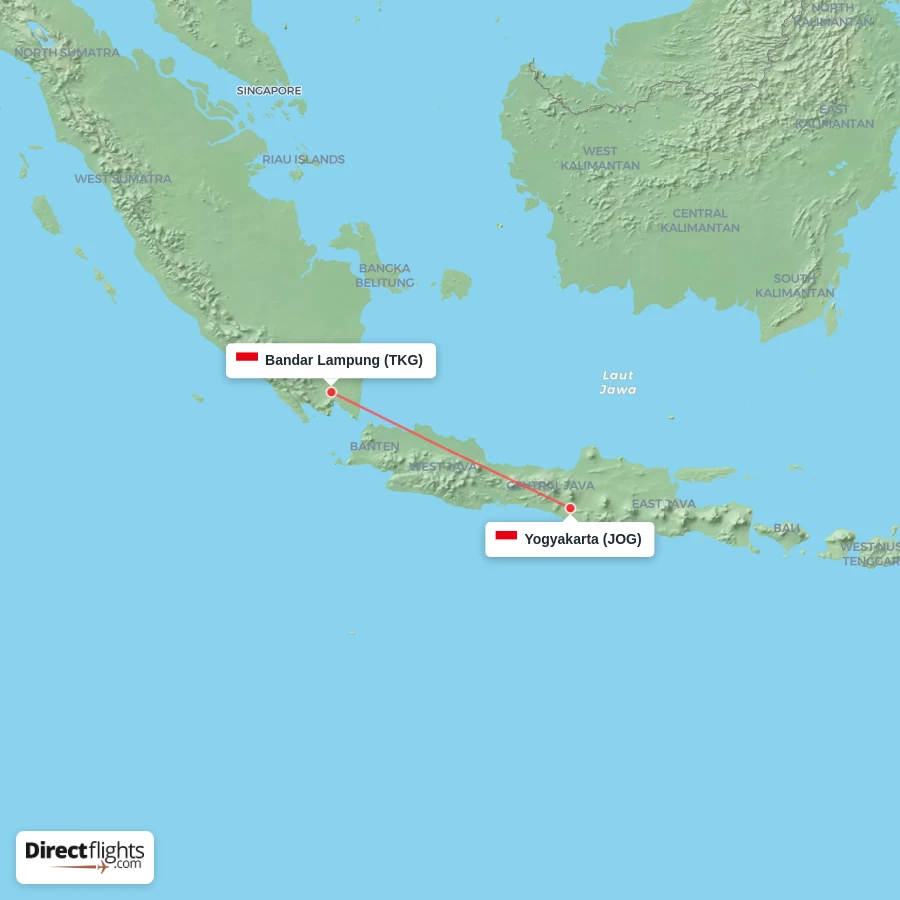 TKG - JOG route map