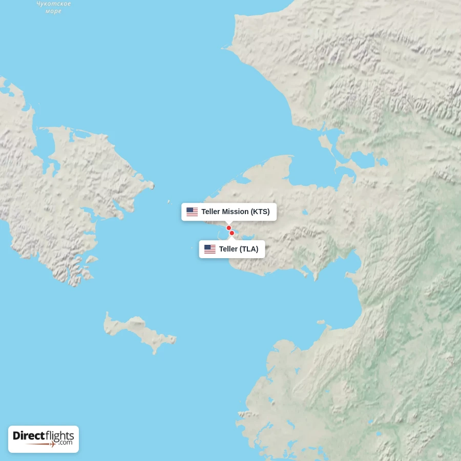 TLA - KTS route map