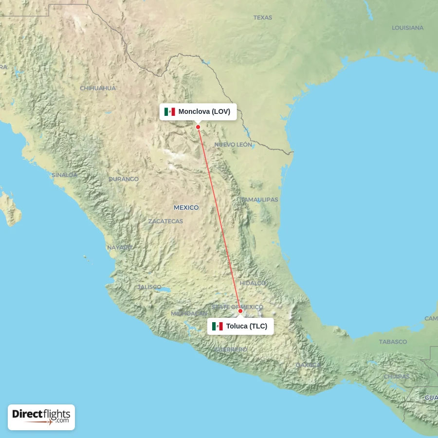 TLC - LOV route map