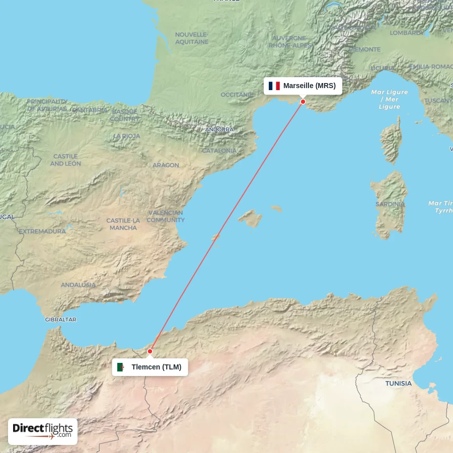 TLM - MRS route map
