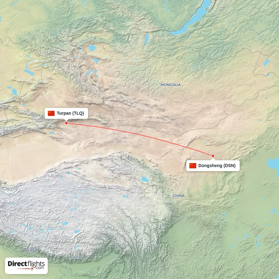 TLQ - DSN route map