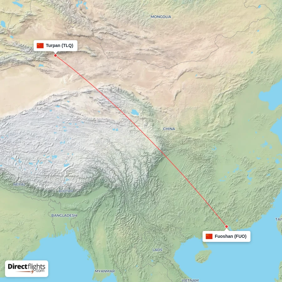 TLQ - FUO route map