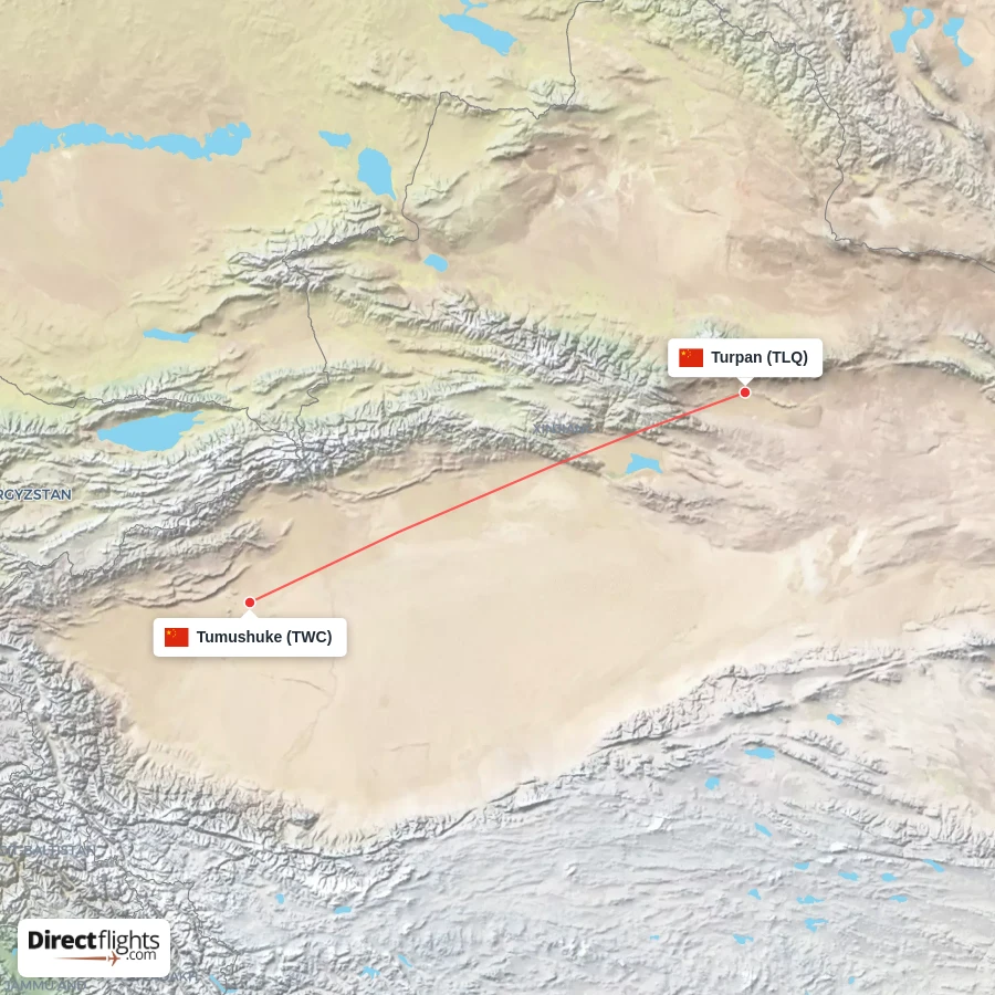 TLQ - TWC route map