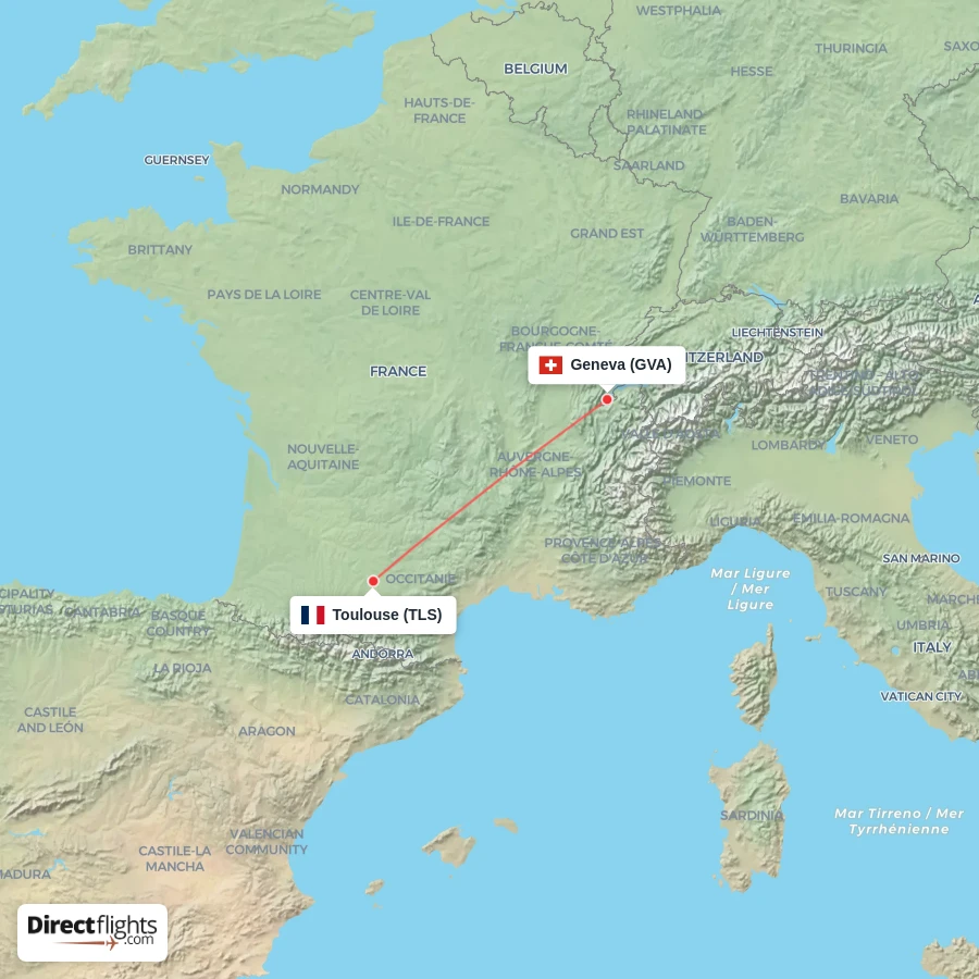 TLS - GVA route map