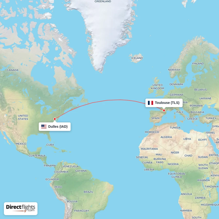 TLS - IAD route map