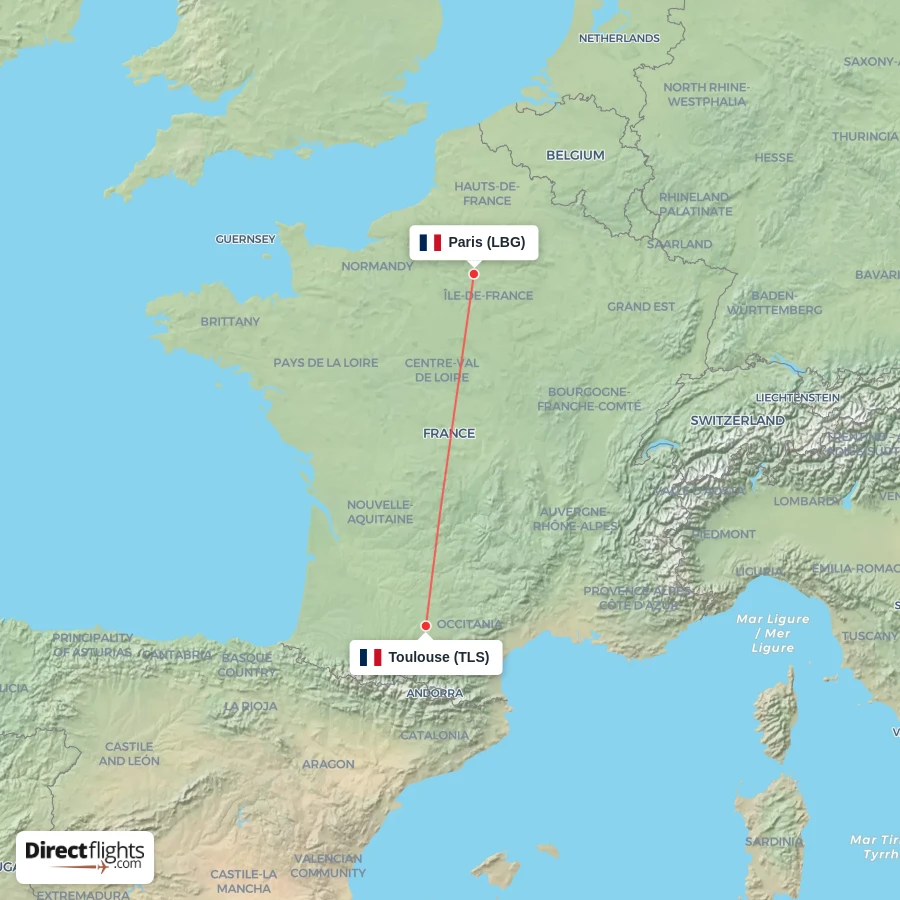 TLS - LBG route map