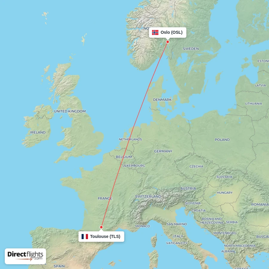 TLS - OSL route map